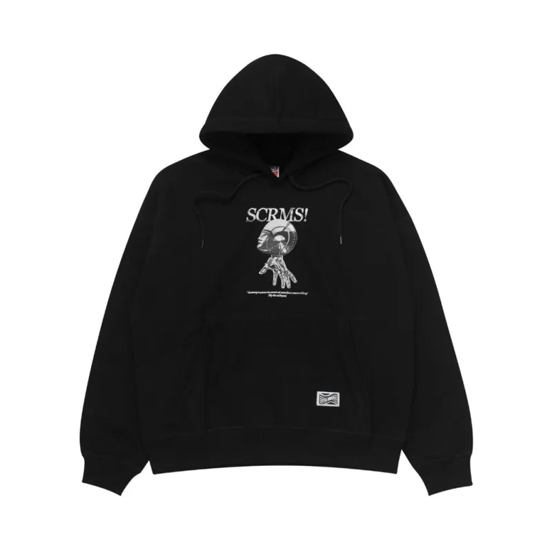 Pullover Hoodie OVERSIZED FIFTY FIVE and BEYOND ANDROID BLACK sold by Screamous