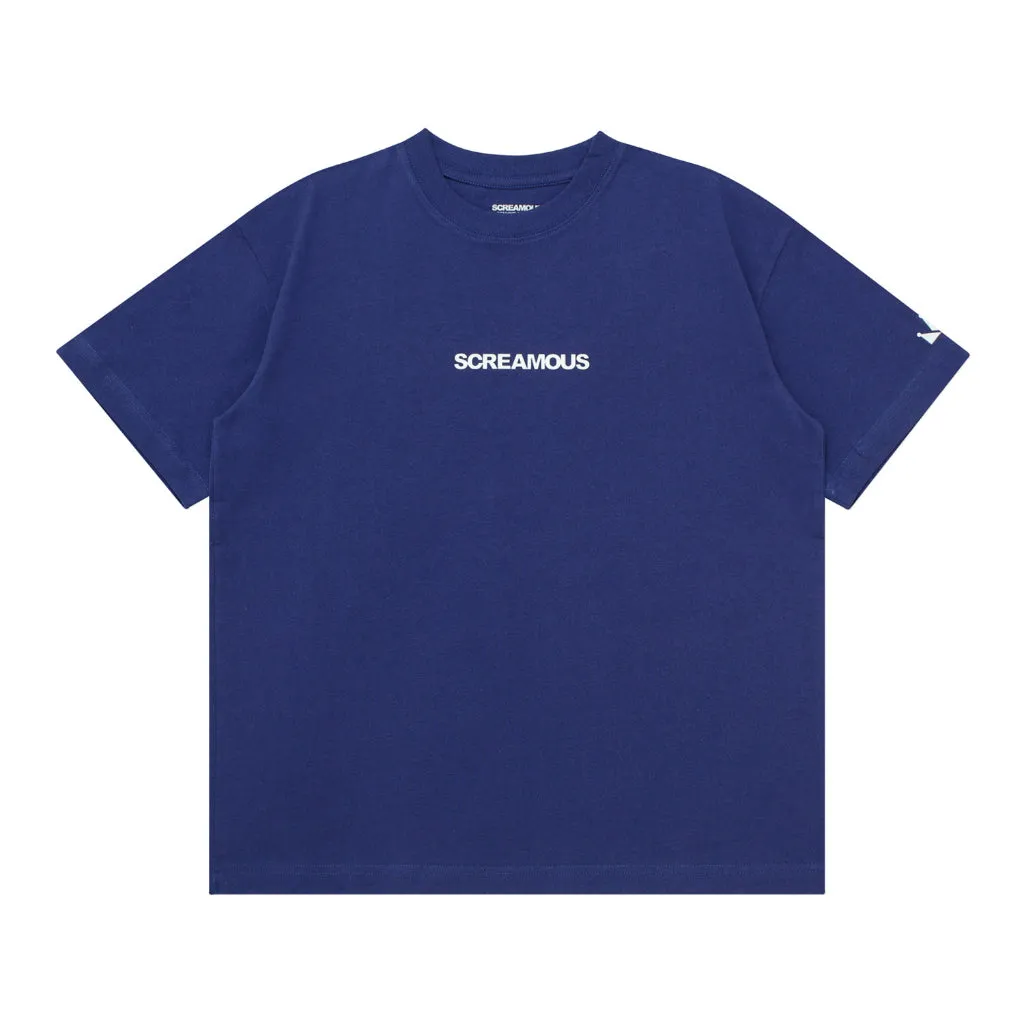 T-Shirt OVERSIZED LEGEND TINY WHITE PURPLE sold by Screamous