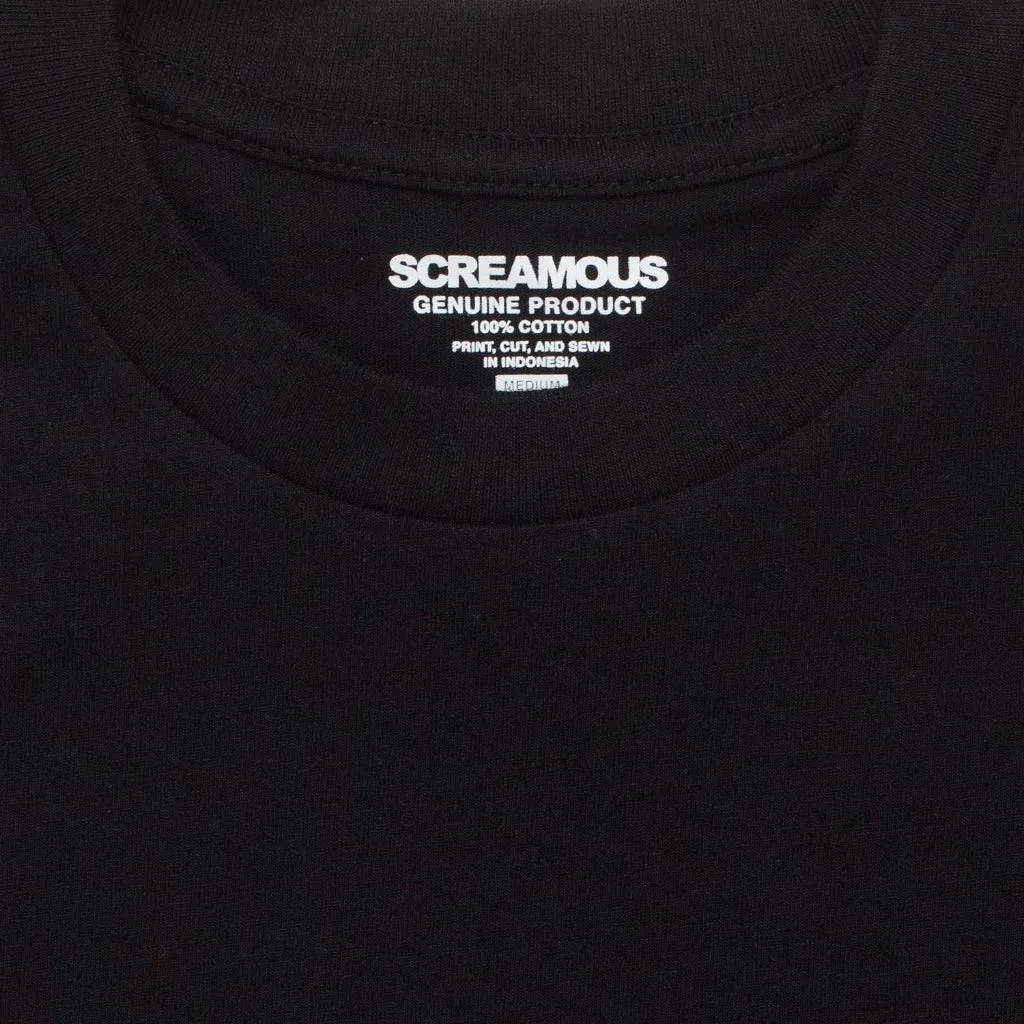 T-Shirt SLAYESS BLACK sold by Screamous product image thumbnail 3