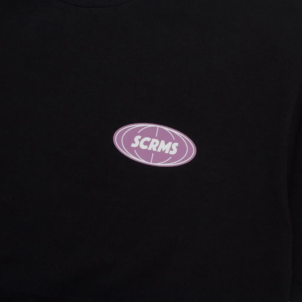 T-Shirt GLOBE BLACK sold by Screamous product image thumbnail 3