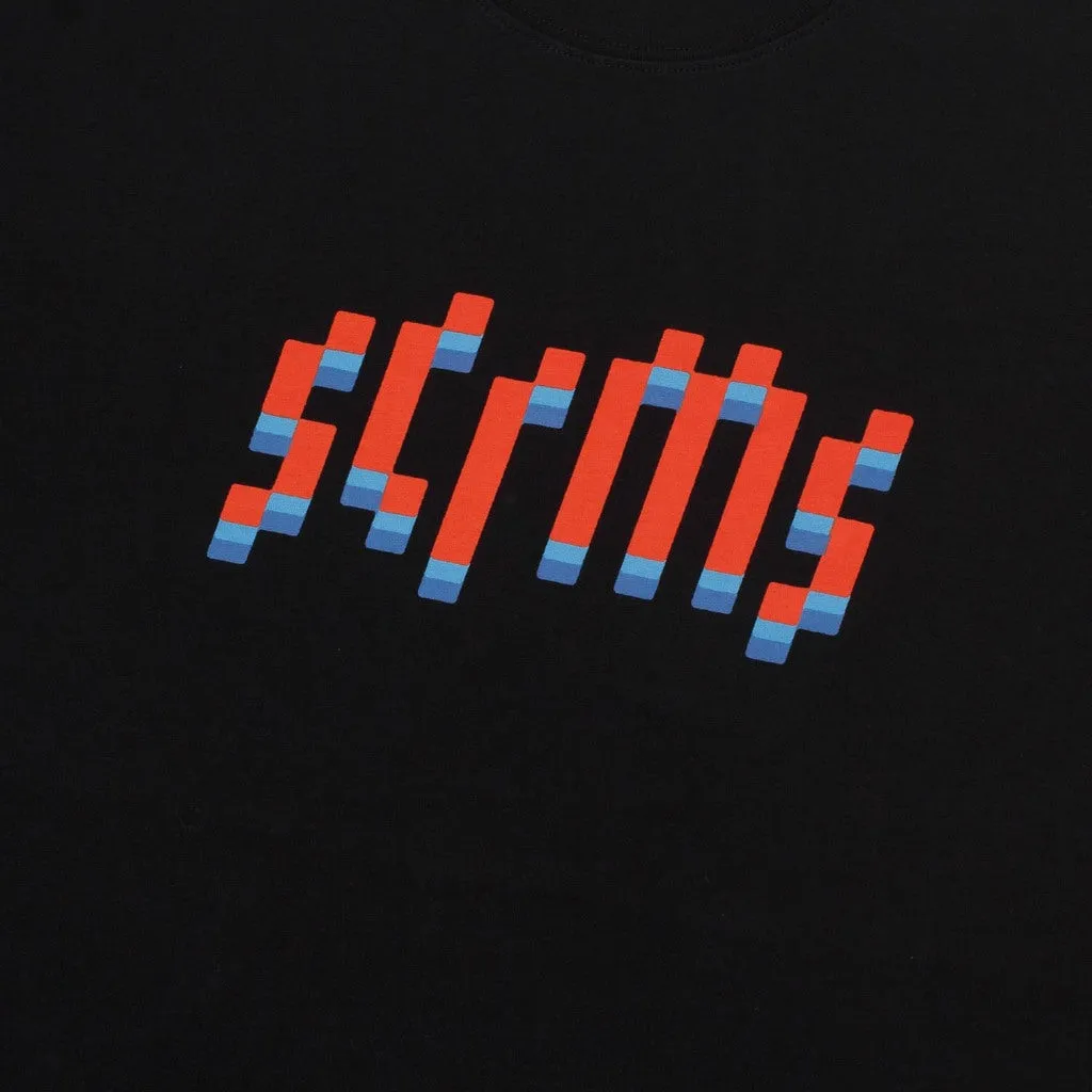 T-Shirt OVERSIZE COLOR BLOCKS BLACK sold by Screamous product image thumbnail 2