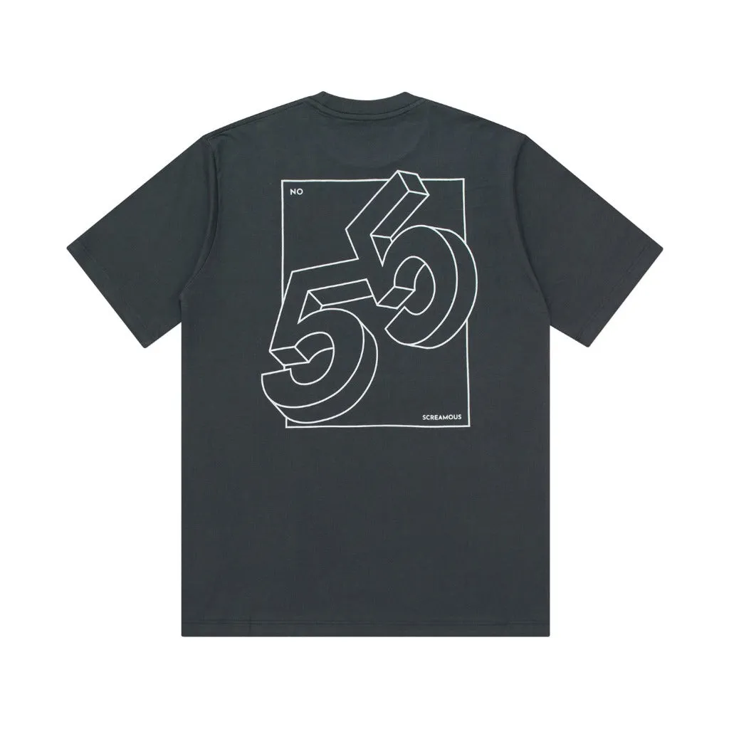 T-Shirt SQUAREN CHARCOAL sold by Screamous