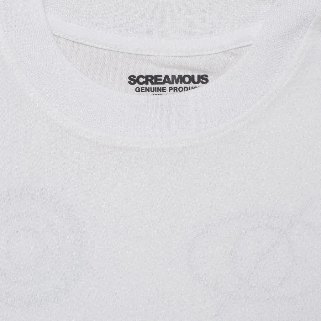 T-Shirt OVERSIZE TYPEBITS WHITE sold by Screamous product image thumbnail 3