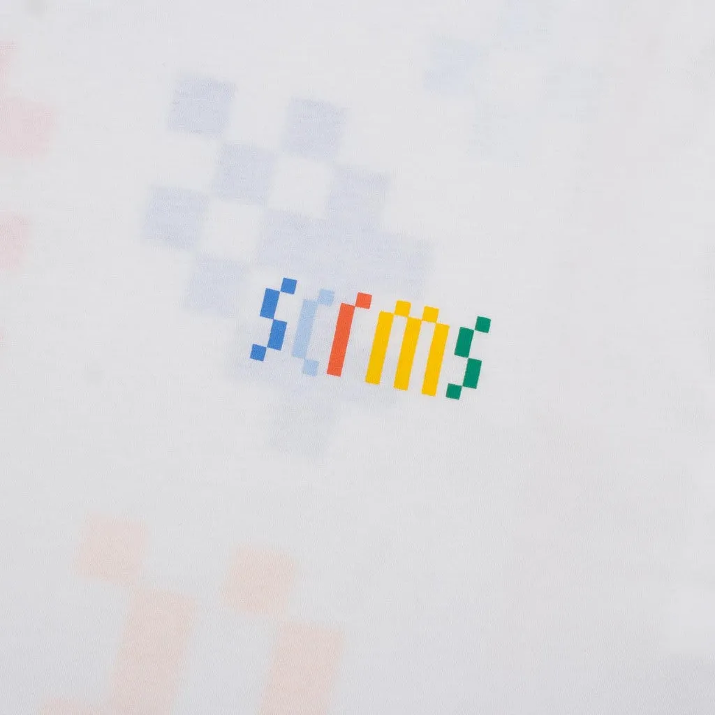 T-Shirt OVERSIZE TYPEBITS WHITE sold by Screamous product image thumbnail 4