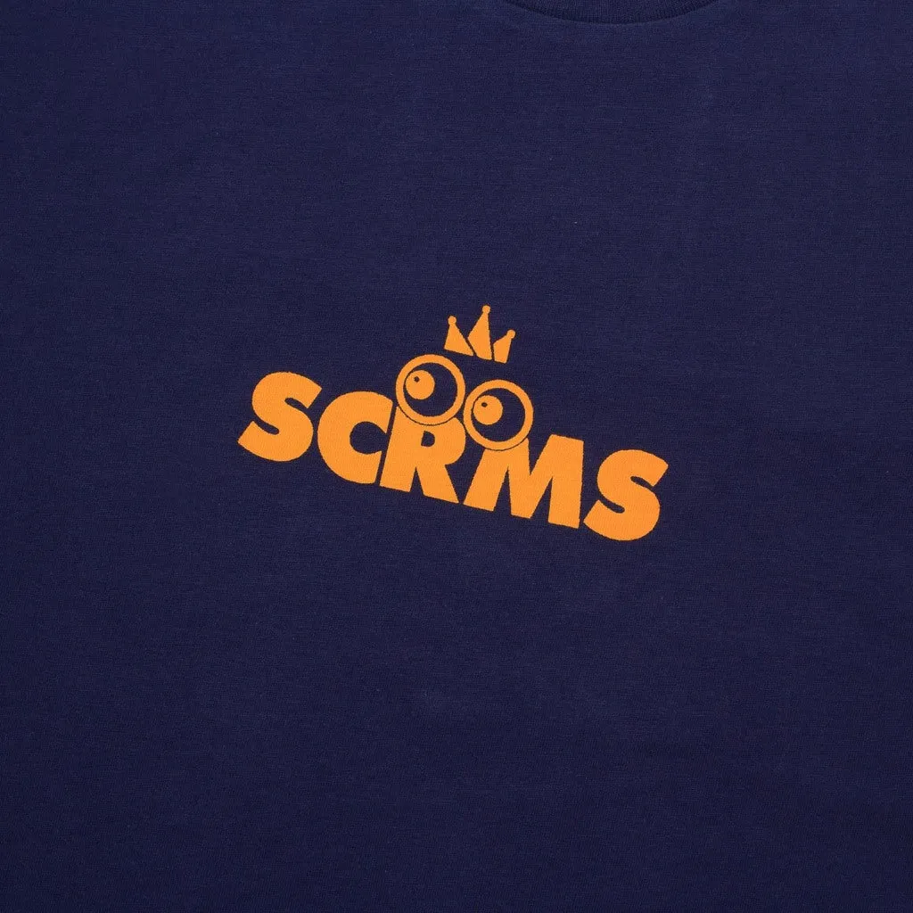 T-Shirt EYES NAVY BLUE sold by Screamous product image thumbnail 3