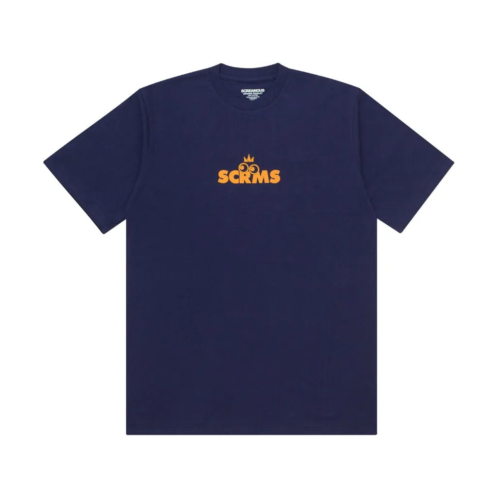 T-Shirt EYES NAVY BLUE sold by Screamous product image thumbnail 2