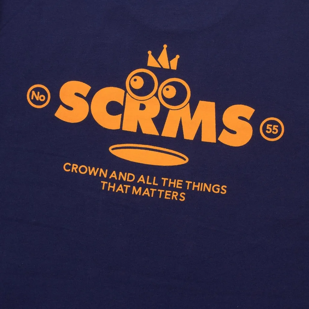 T-Shirt EYES NAVY BLUE sold by Screamous product image thumbnail 5