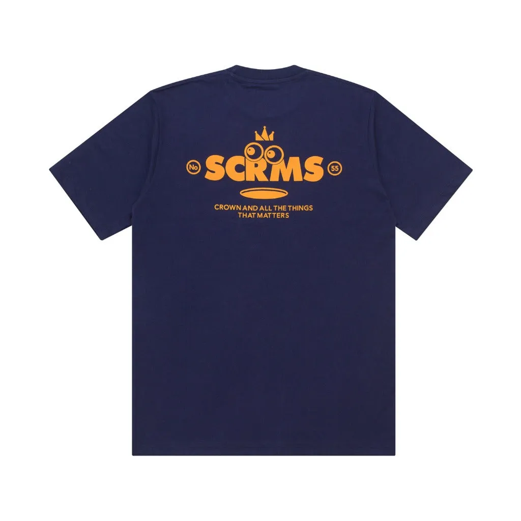 T-Shirt EYES NAVY BLUE sold by Screamous