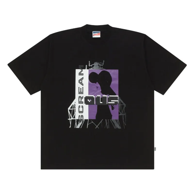 T-Shirt OVERSIZE GEINO BLACK sold by Screamous