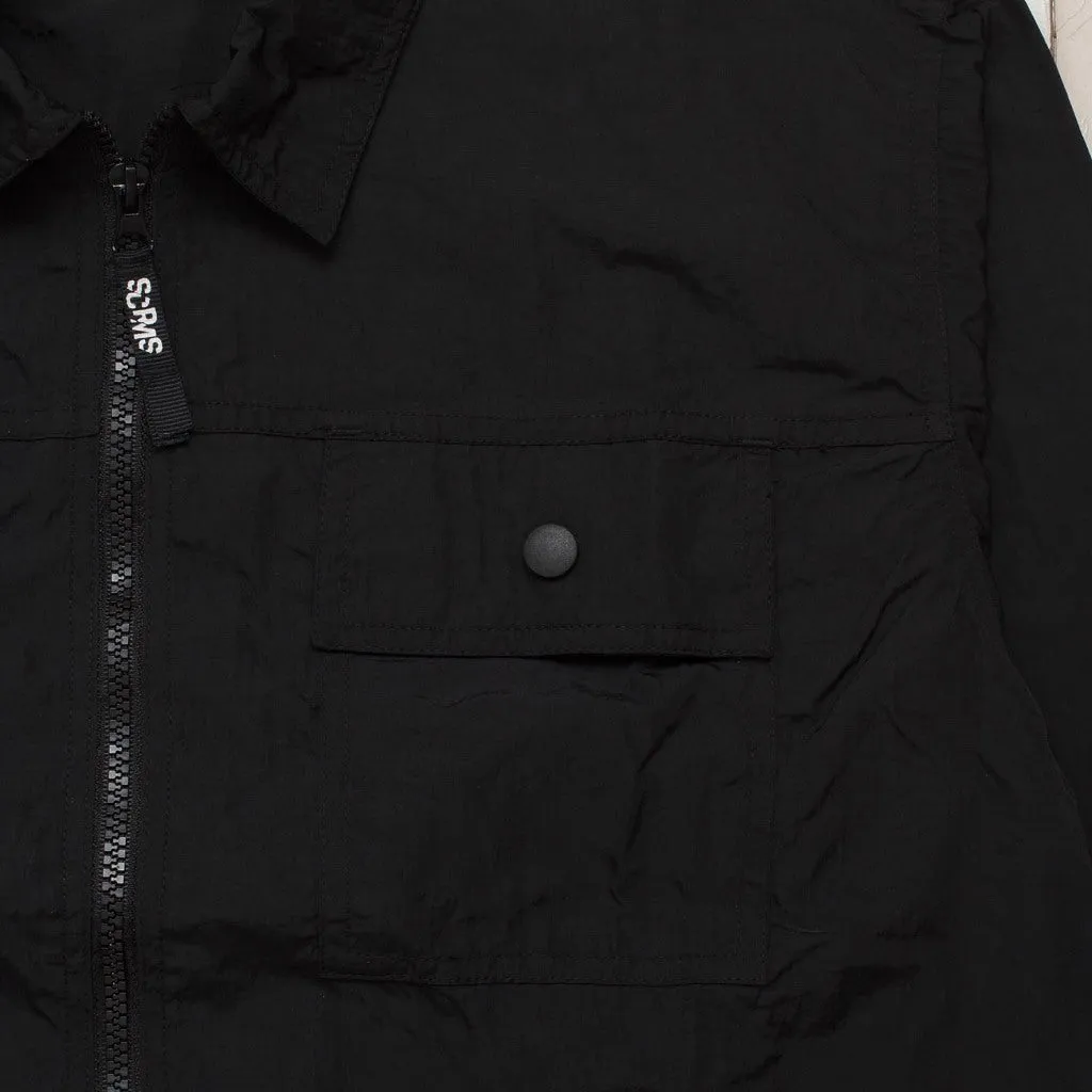 Screamous Kemeja Long Sleeve Overshirt URBEX MELDIVE BLACK sold by Screamous product image thumbnail 4