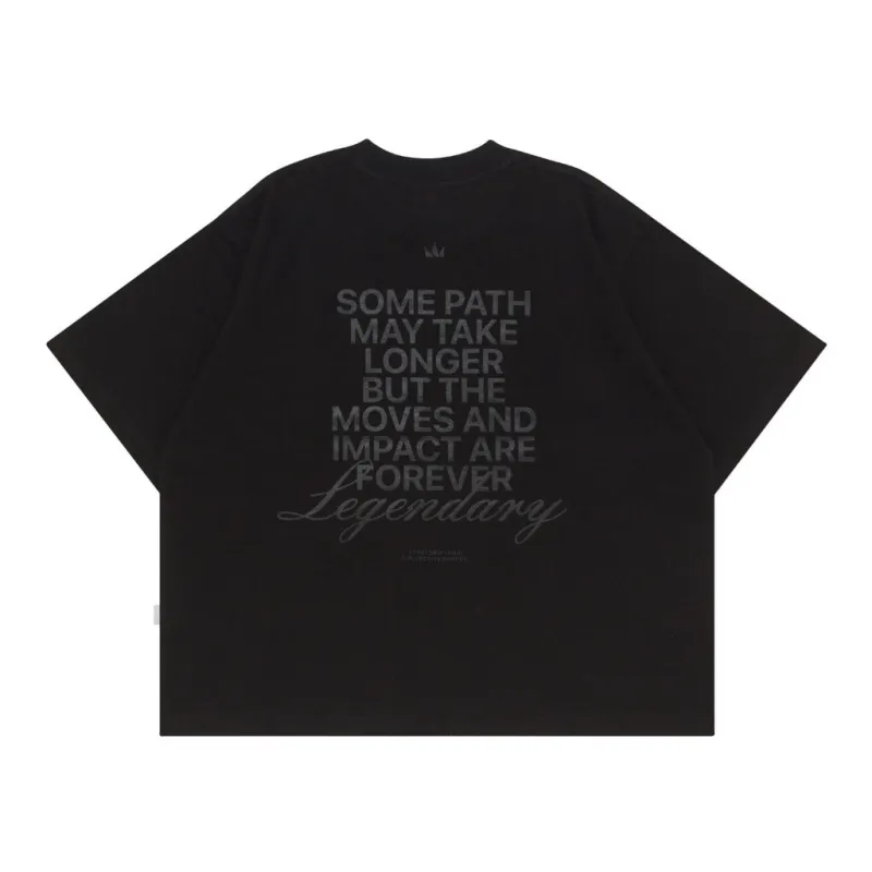T-Shirt BOXY FIT 16s TYPEFORM and COLLECTIVE SHAPES LEGENDARY BLACK sold by Screamous