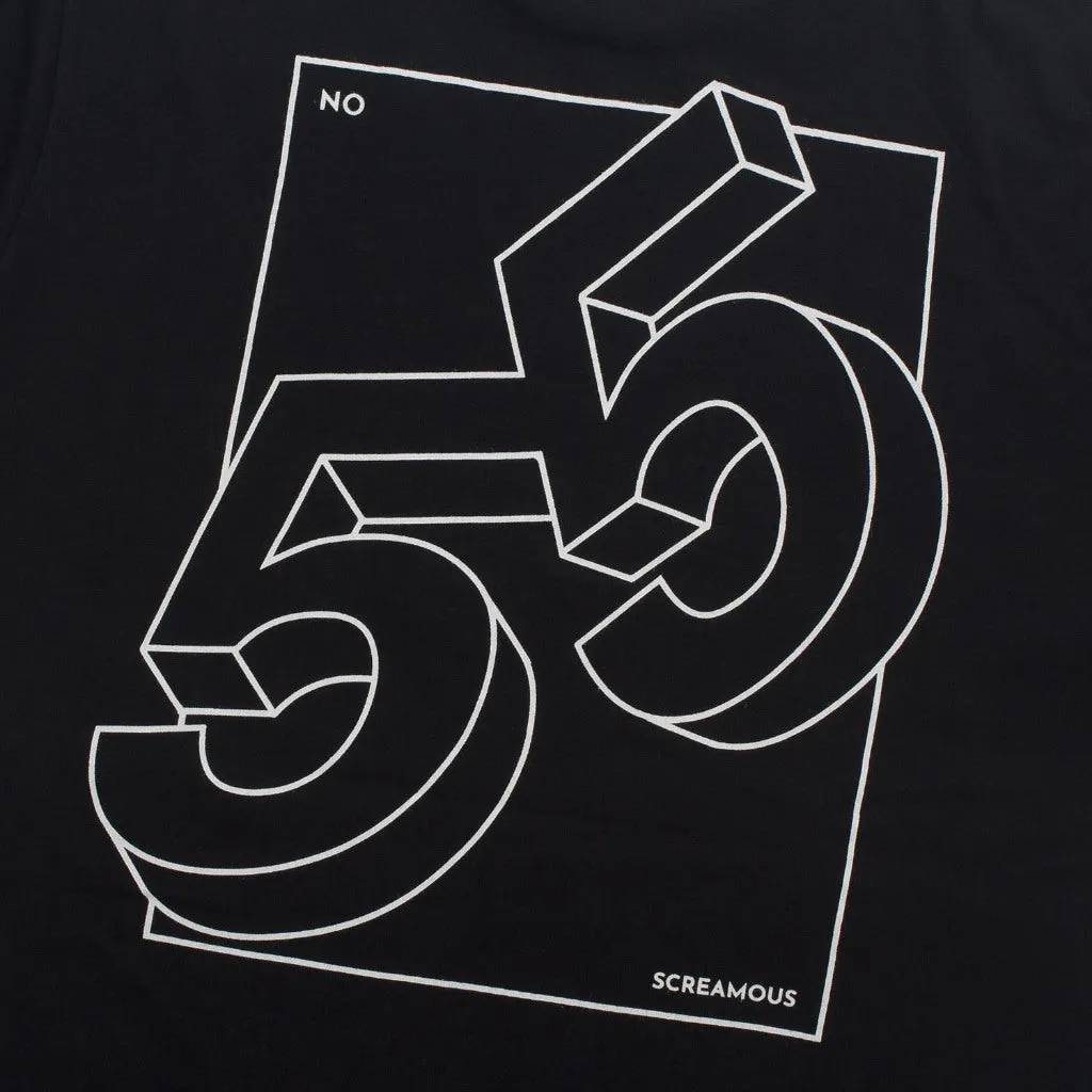 T-Shirt SQUAREN BLACK sold by Screamous product image thumbnail 3