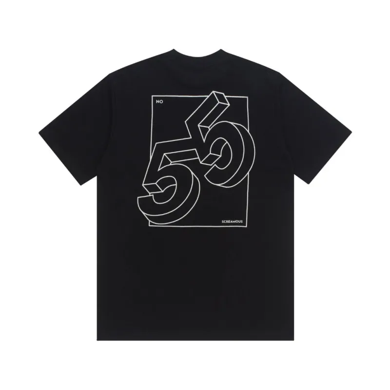 T-Shirt SQUAREN BLACK sold by Screamous