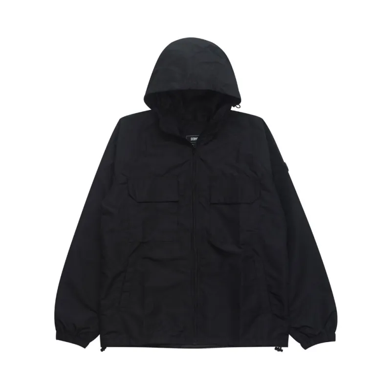WindBreaker Jacket FORZIP BLACK sold by Screamous