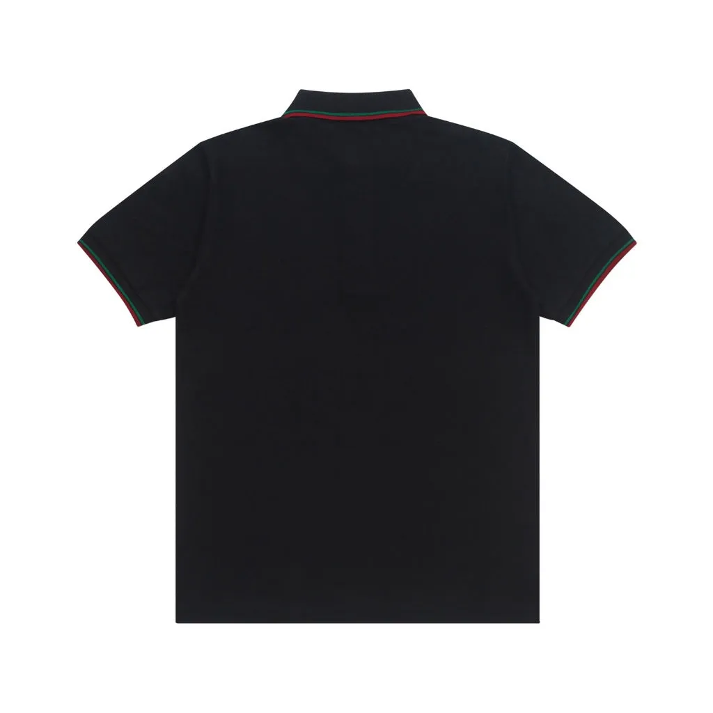 Polo Shirt CROWN LINE MAROON BLACK sold by Screamous product image thumbnail 2