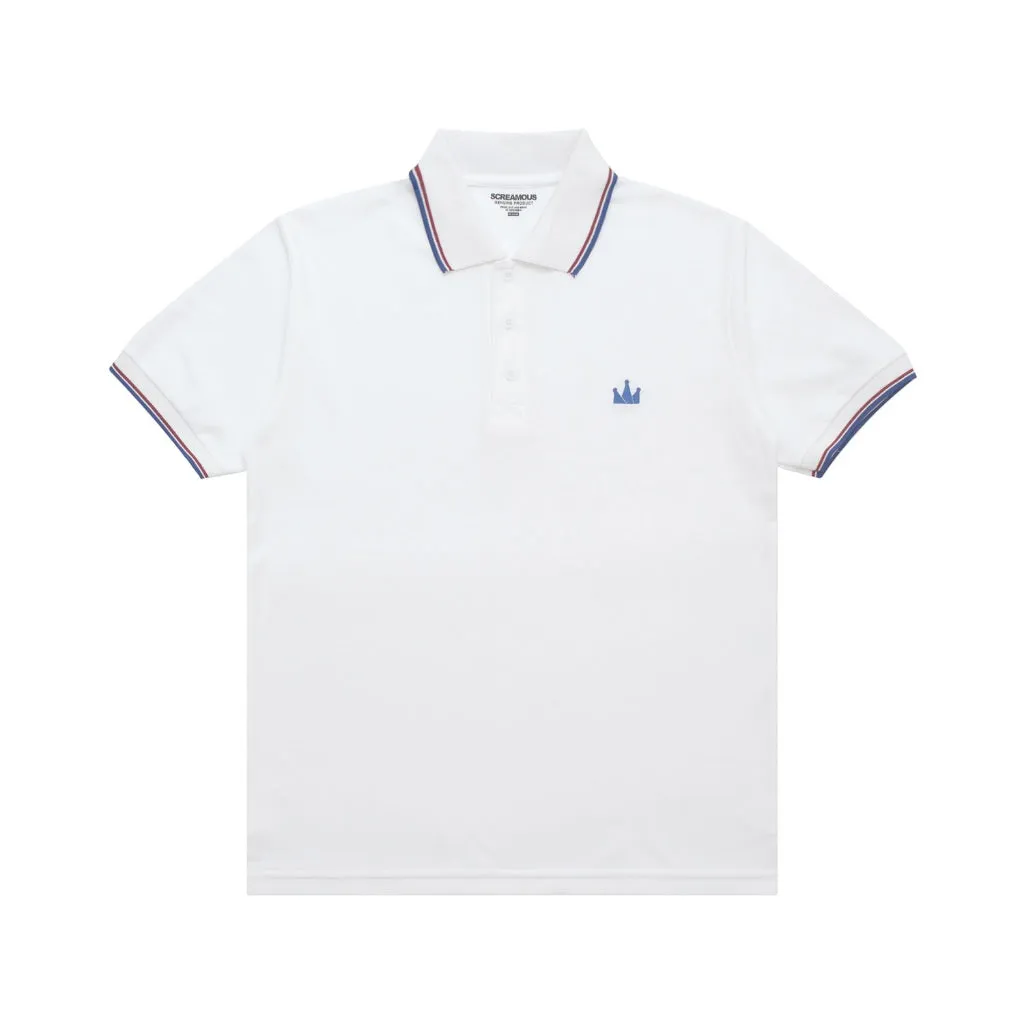 Polo Shirt CROWN LINE BLUE WHITE sold by Screamous