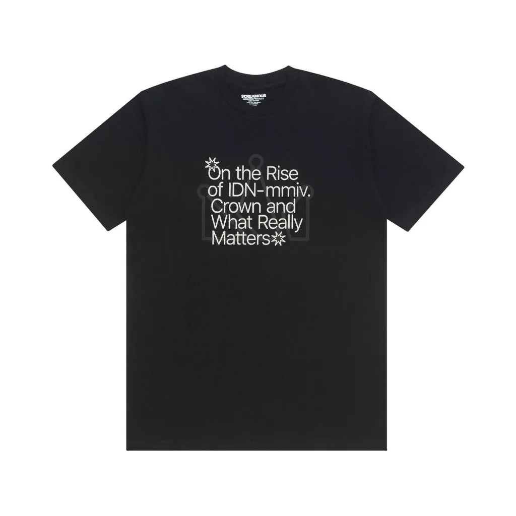 T-Shirt ON THE RISE BLACK sold by Screamous