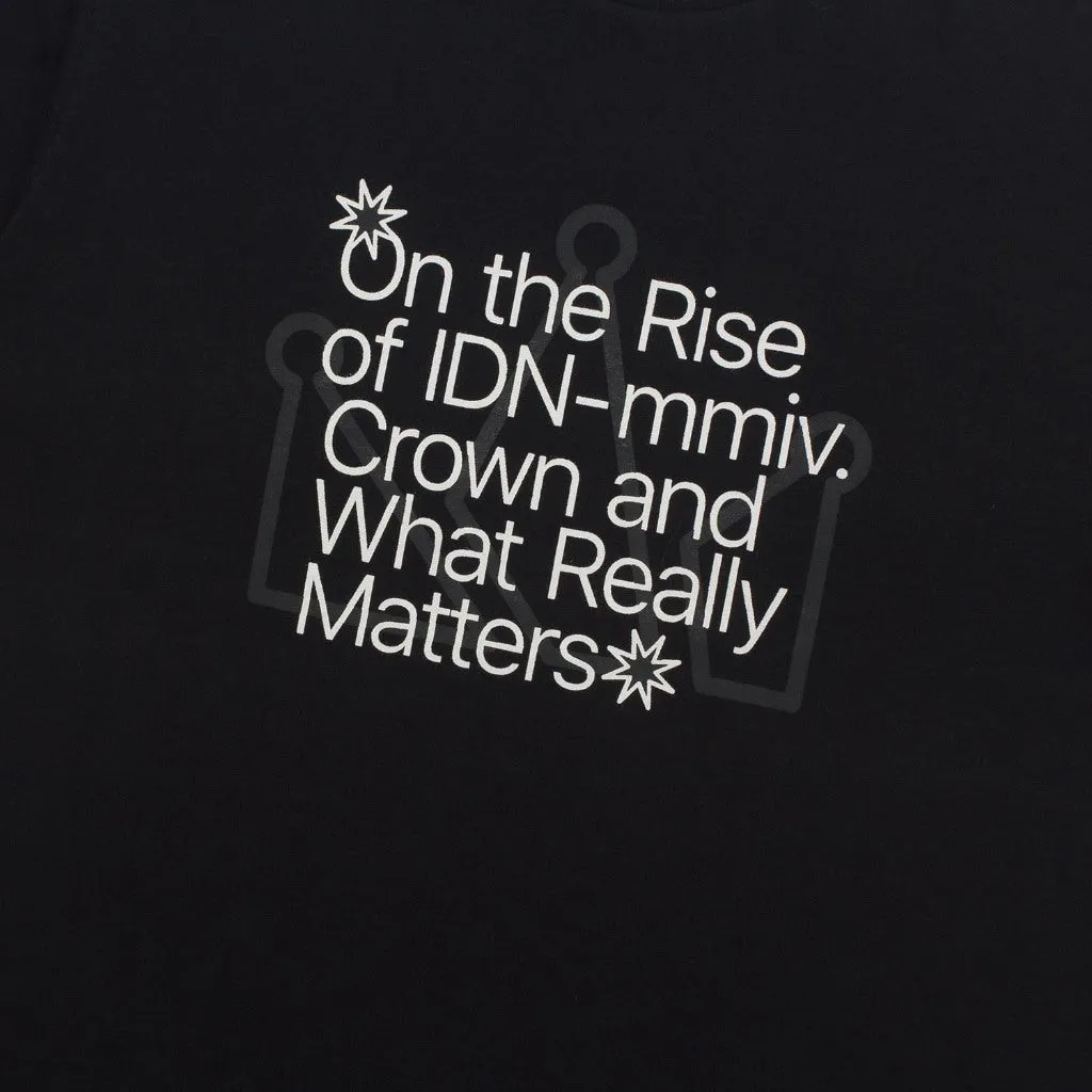 T-Shirt ON THE RISE BLACK sold by Screamous product image thumbnail 2