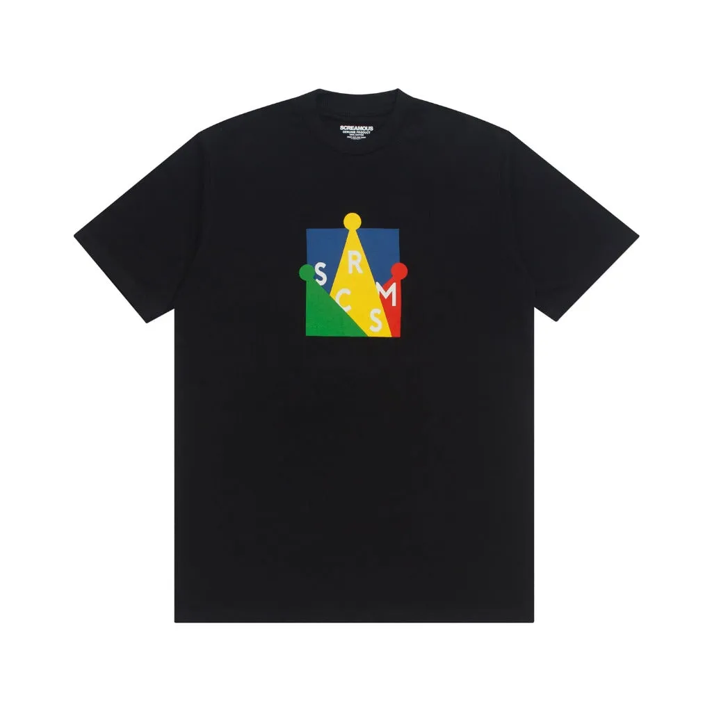 T-Shirt CROWN BLOCKS BLACK sold by Screamous