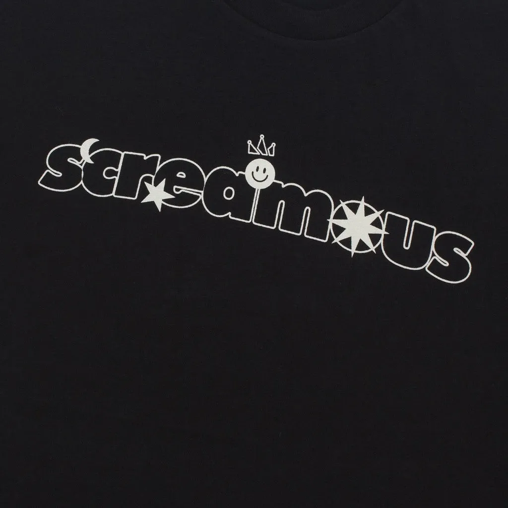 T-Shirt SMILESS BLACK sold by Screamous product image thumbnail 3