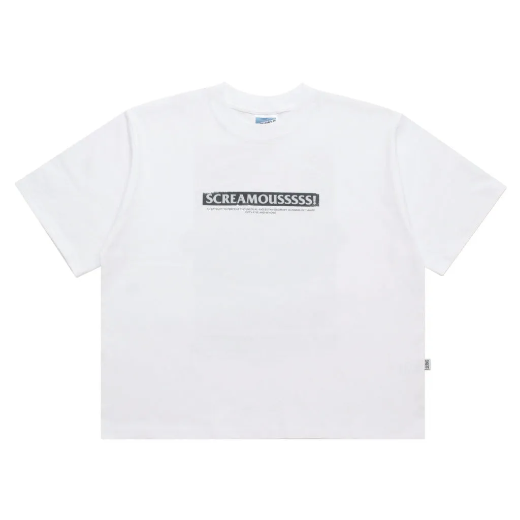T-Shirt BOXY FIT 16s FIFTY FIVE and BEYOND BLACKHOLE WHITE sold by Screamous product image thumbnail 2