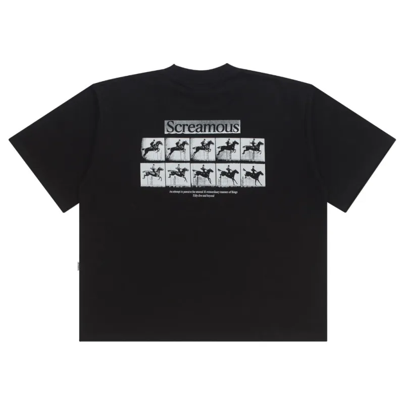 T-Shirt BOXY FIT 16s FIFTY FIVE and BEYOND SEQUENCE BLACK sold by Screamous