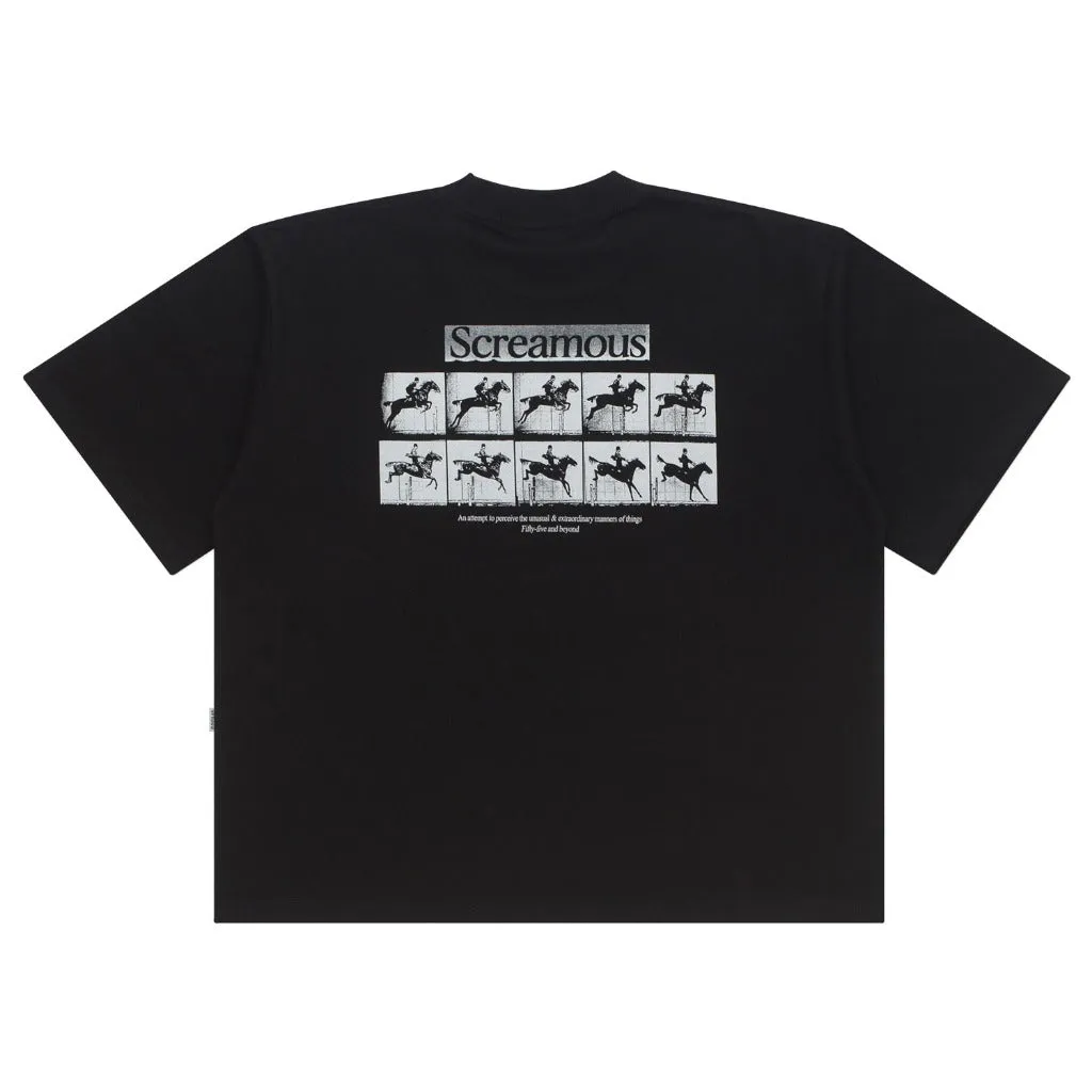 T-Shirt BOXY FIT 16s FIFTY FIVE and BEYOND SEQUENCE BLACK sold by Screamous