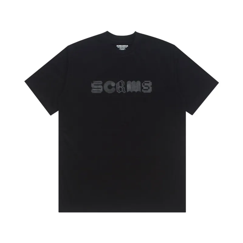 T-Shirt TYPEFORM MIXED BLACK sold by Screamous