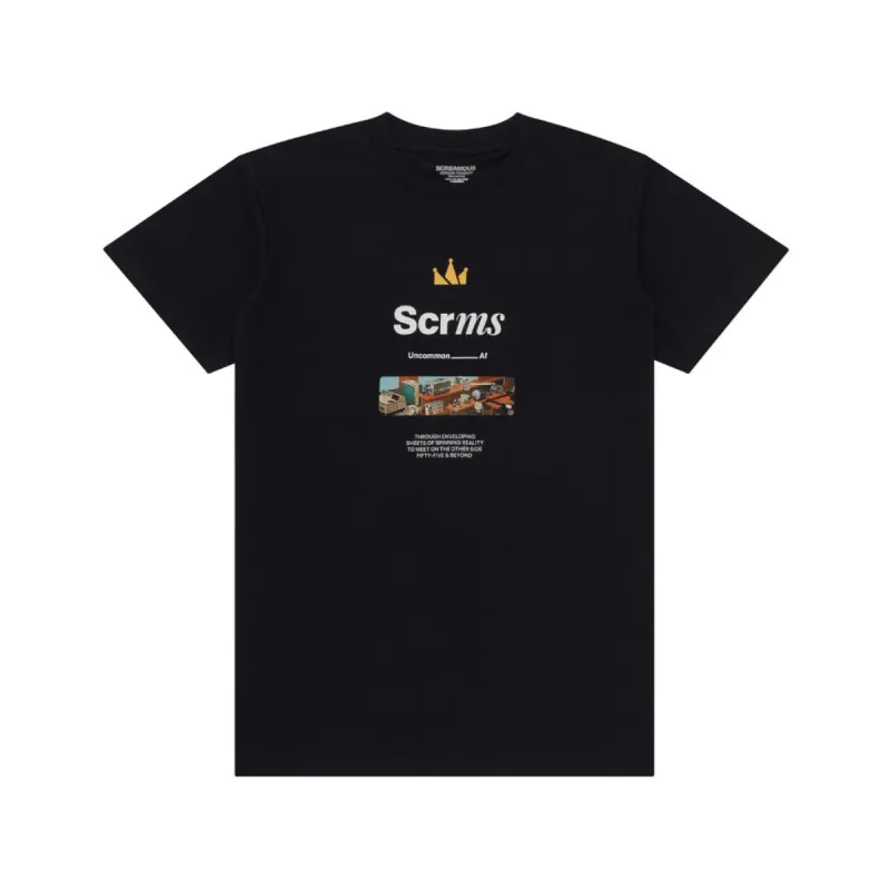 T-Shirt RETRO MEDIA BLACK sold by Screamous
