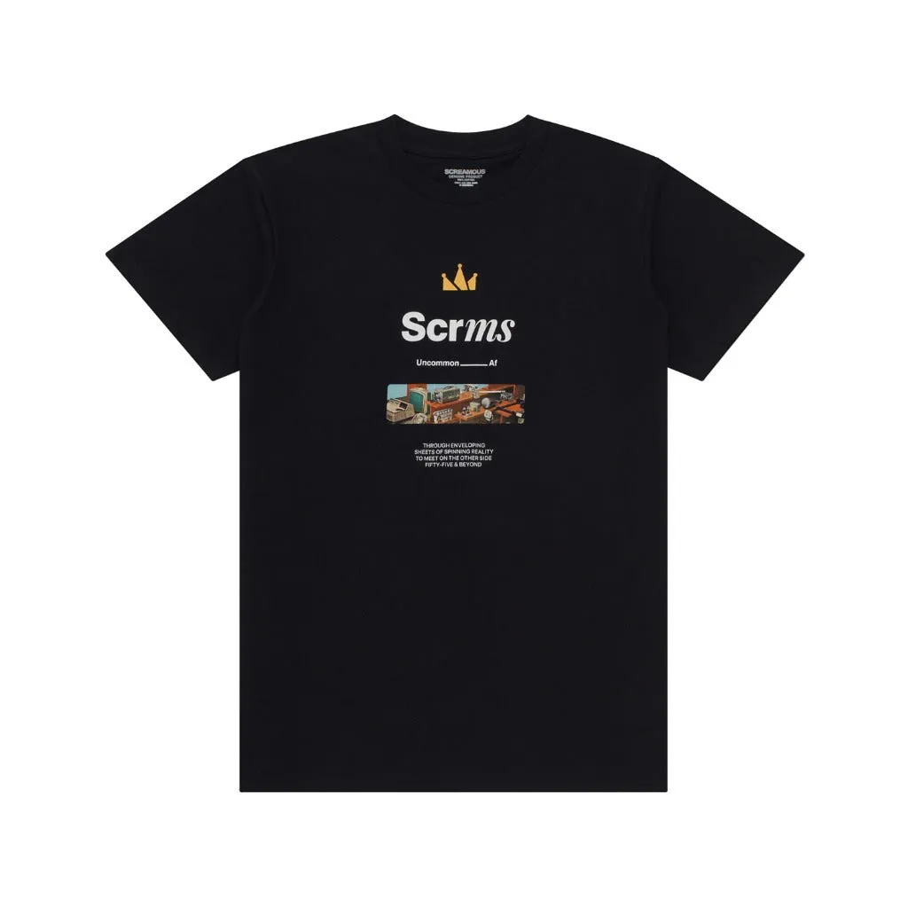 T-Shirt RETRO MEDIA BLACK sold by Screamous