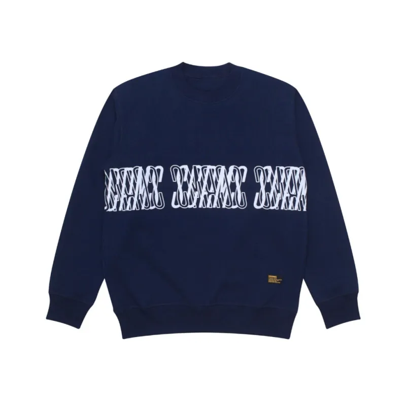Sweater Crewneck KNOTT NAVY BLUE sold by Screamous