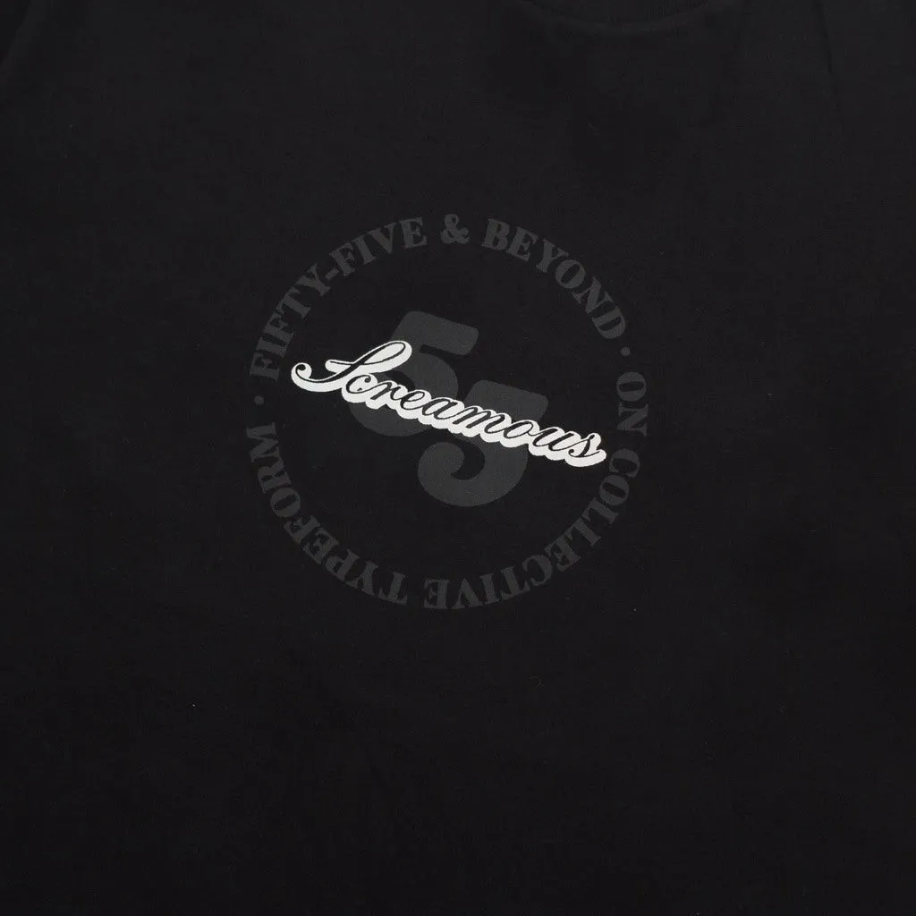 T-SHIRT BADGE BLACK sold by Screamous product image thumbnail 3