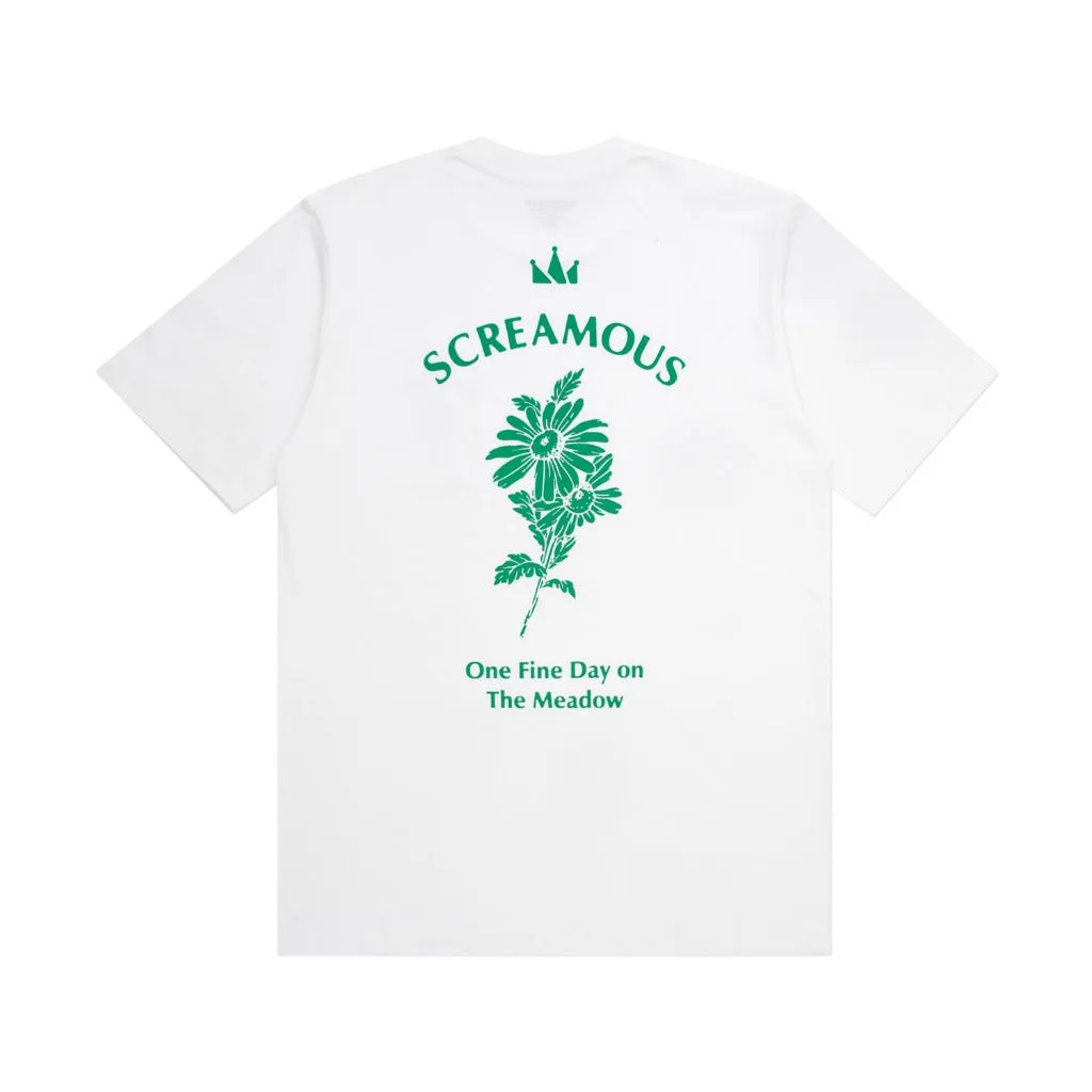 T-SHIRT MEADOW FLOWERS WHITE sold by Screamous
