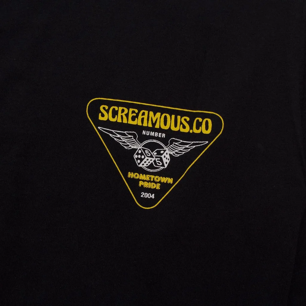 T-Shirt Longsleeves DICE WINGS BLACK sold by Screamous product image thumbnail 3