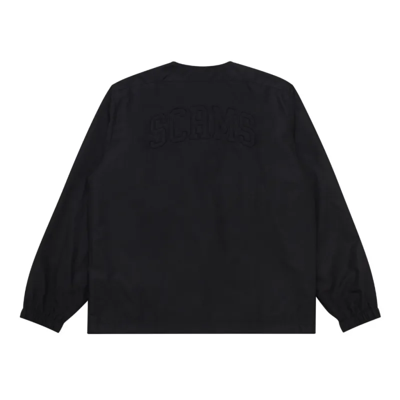 Jacket WindBreaker CollarLess MALT BLACK sold by Screamous