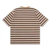 T-Shirt Stripe OVERSIZED AZULF WHITE BROWN sold by Screamous