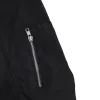 Bomber Canvas Jacket STENCIL BLACK sold by Screamous
