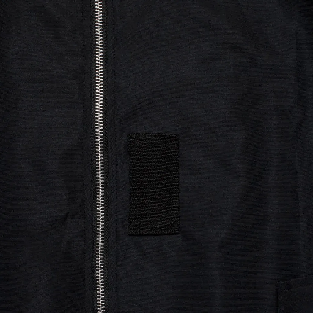 Bomber Canvas Jacket STENCIL BLACK sold by Screamous product image thumbnail 3