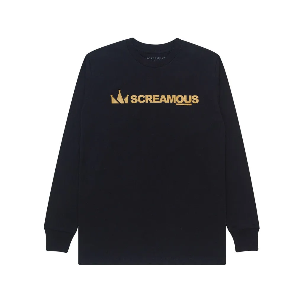 T-Shirt Longsleeves LEGEND BLACK ON GOLD BLACK sold by Screamous product image thumbnail 5