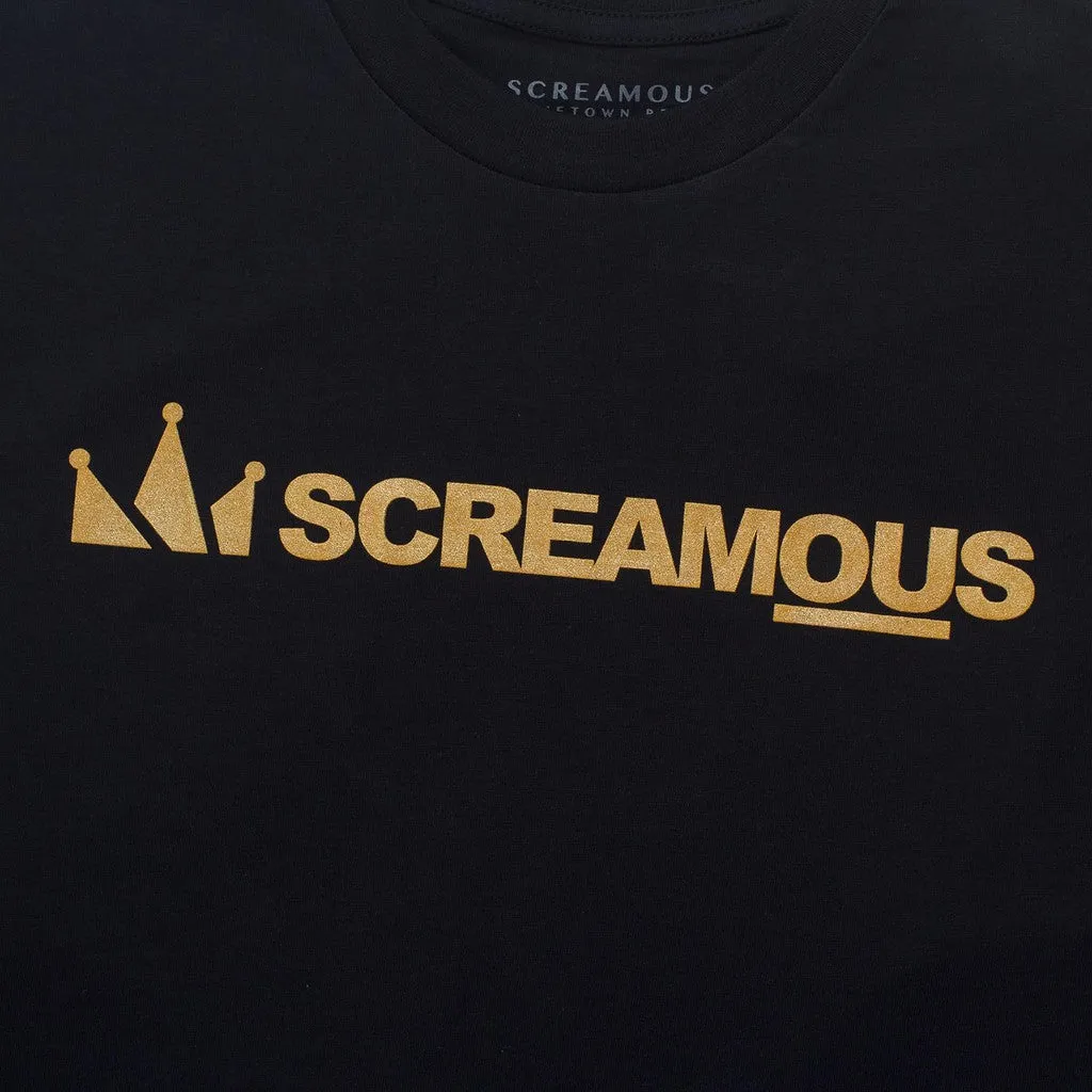 T-Shirt Longsleeves LEGEND BLACK ON GOLD BLACK sold by Screamous product image thumbnail 3