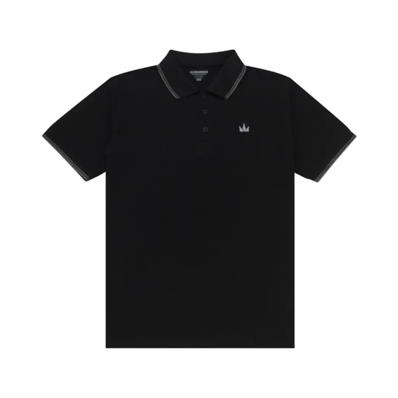 Polo Shirt CROWN LINE GREY BLACK sold by Screamous