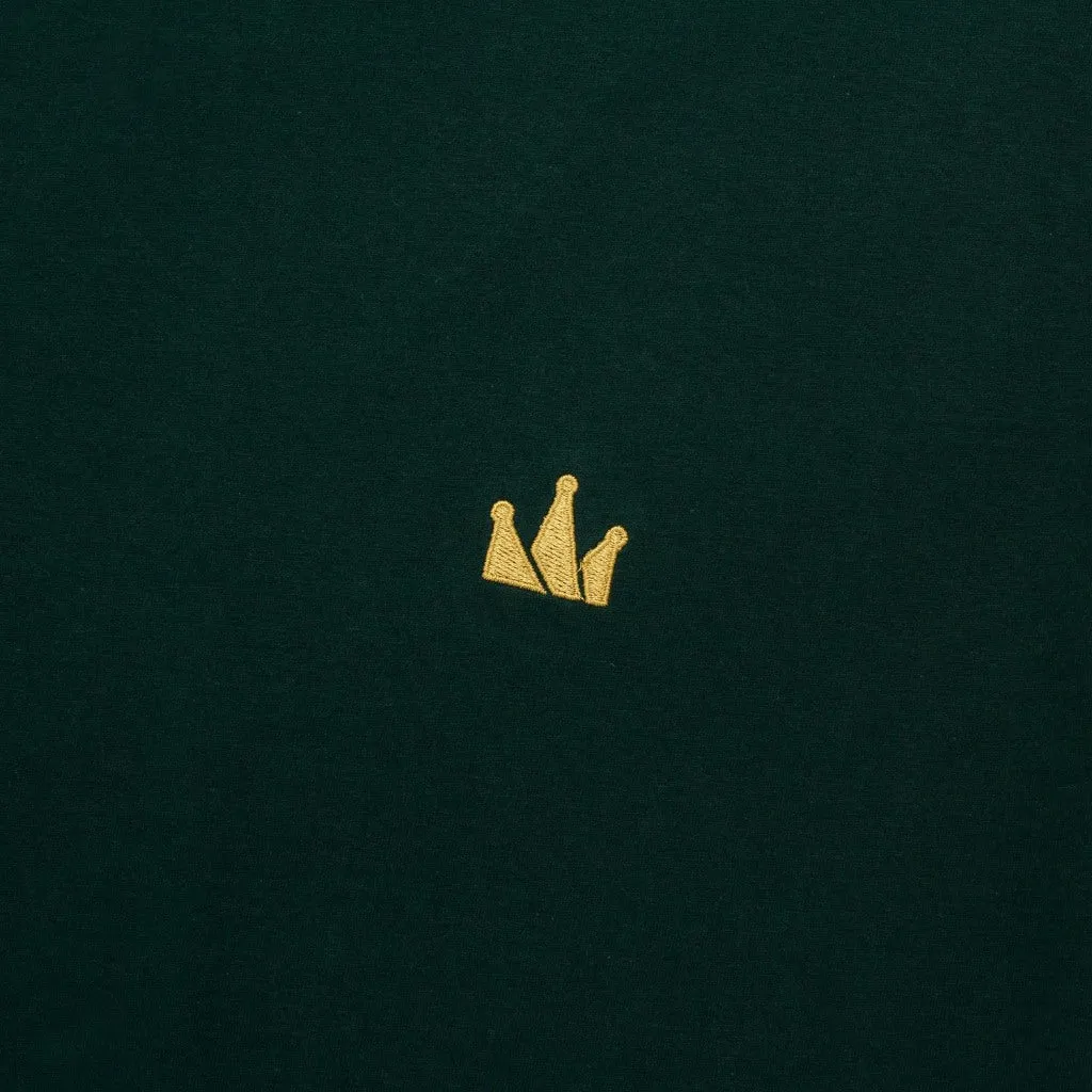 T-Shirt CROWN LOGO SS DARK GREEN sold by Screamous product image thumbnail 2