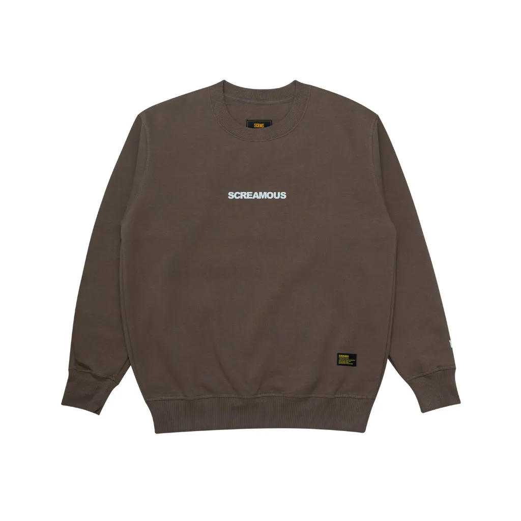Crewneck LEGEND TINY ON WHITE WALNUT sold by Screamous