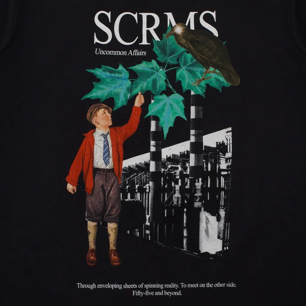 T-Shirt THE BOY AND THE CROW BLACK sold by Screamous product image thumbnail 2