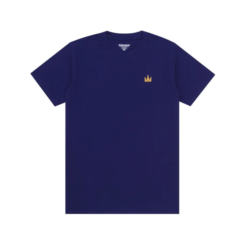 T-Shirt CROWN LOGO SS NAVY BLUE sold by Screamous