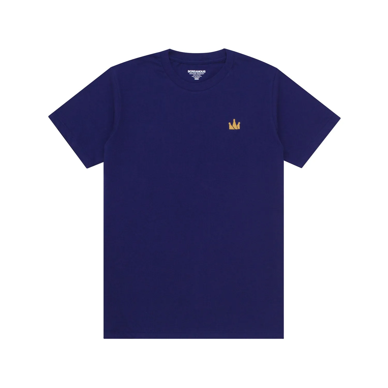 T-Shirt CROWN LOGO SS NAVY BLUE sold by Screamous