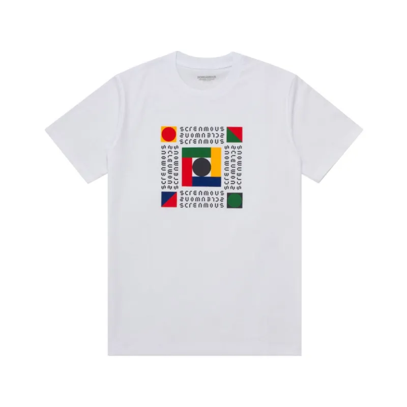T-Shirt PANEL WHITE sold by Screamous
