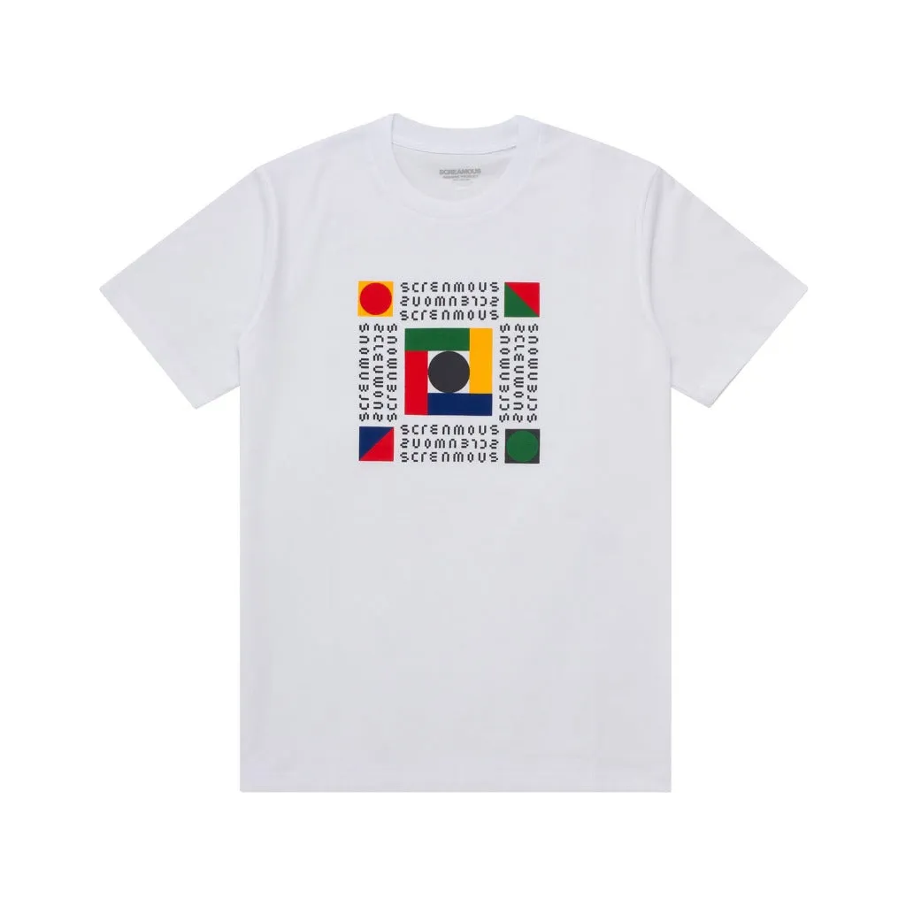 T-Shirt PANEL WHITE sold by Screamous product image thumbnail 5