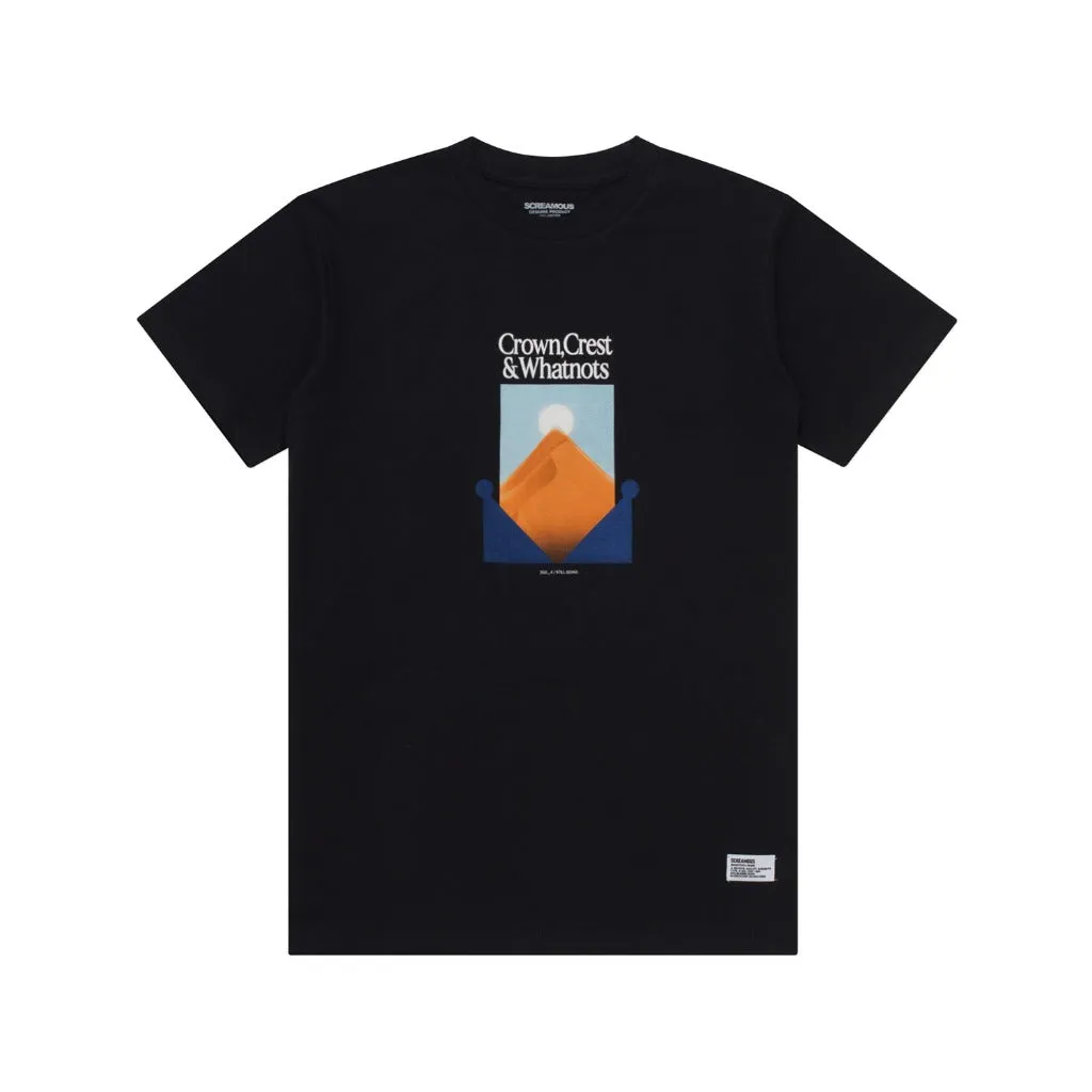 T-Shirt DESERT CROWN BLACK sold by Screamous