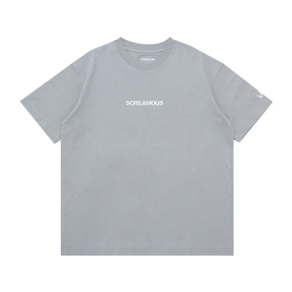 T-Shirt OVERSIZED LEGEND TINY WHITE MIRAGE GREY sold by Screamous